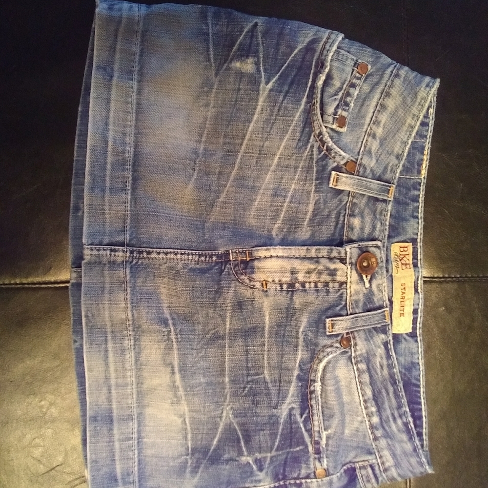 BKE Denim Starlite skirt